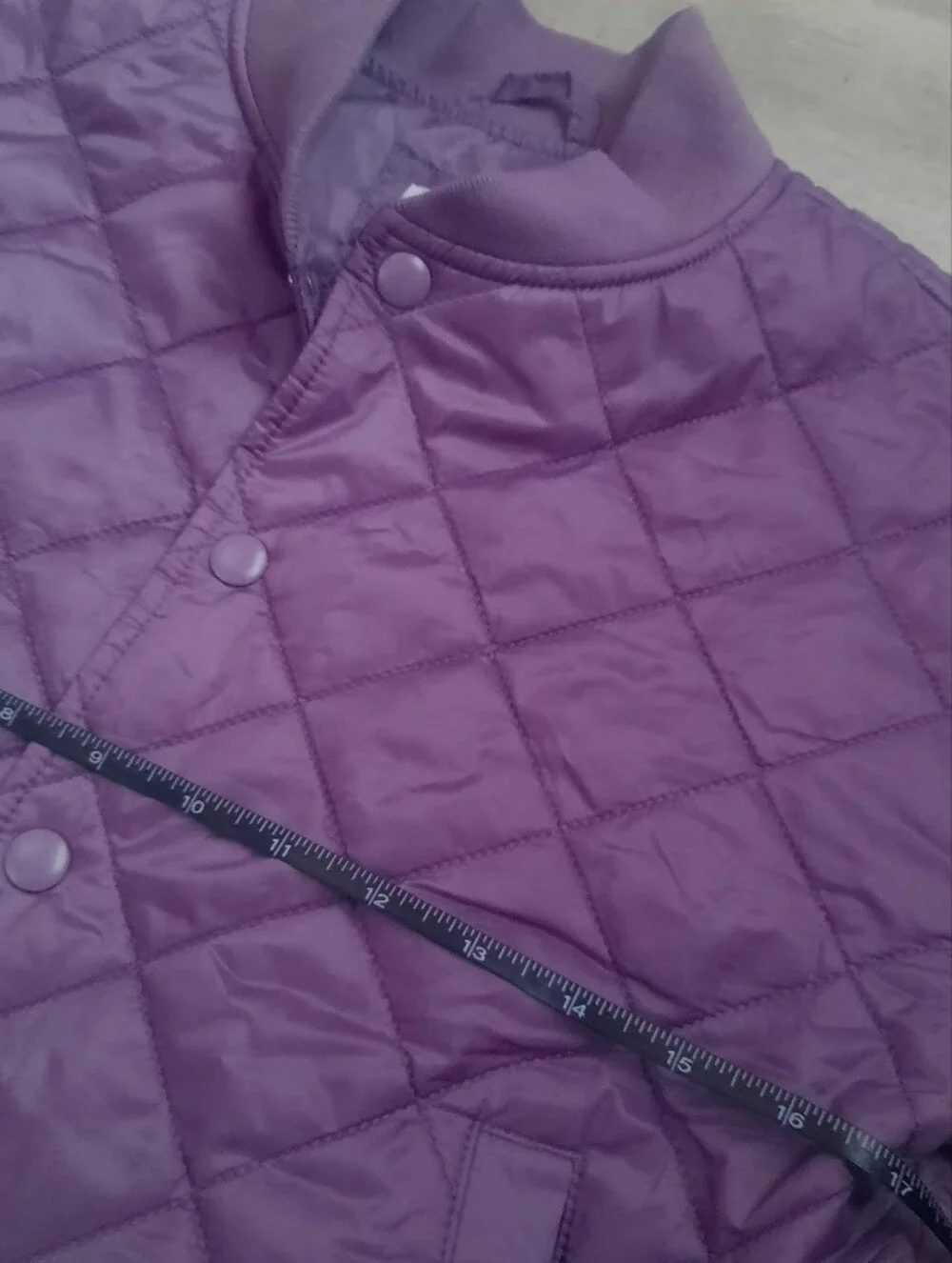 GAP Kids Quilted Purple Bomber Jacket